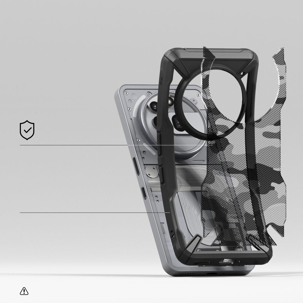  RINGKE FUSION X NOTHING PHONE 3A PRO CAMO CRNA