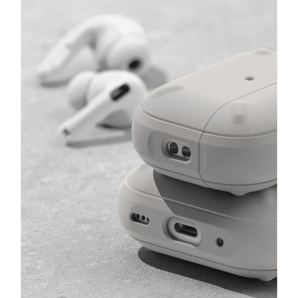 PUZDRO  RINGKE ONYX APPLE AIRPODS PRO 1 / 2 WARM GREY