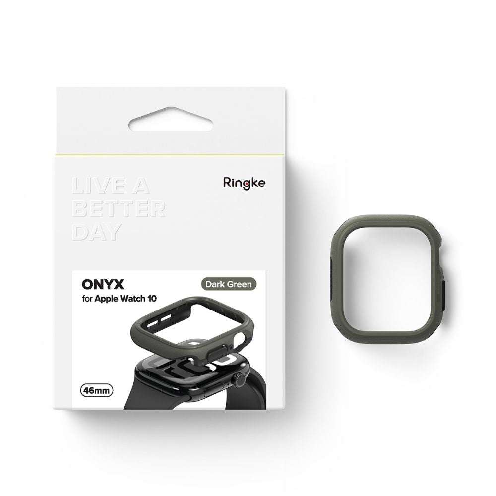  RINGKE ONYX APPLE WATCH 10 (46 MM) TAMNO ZELENA