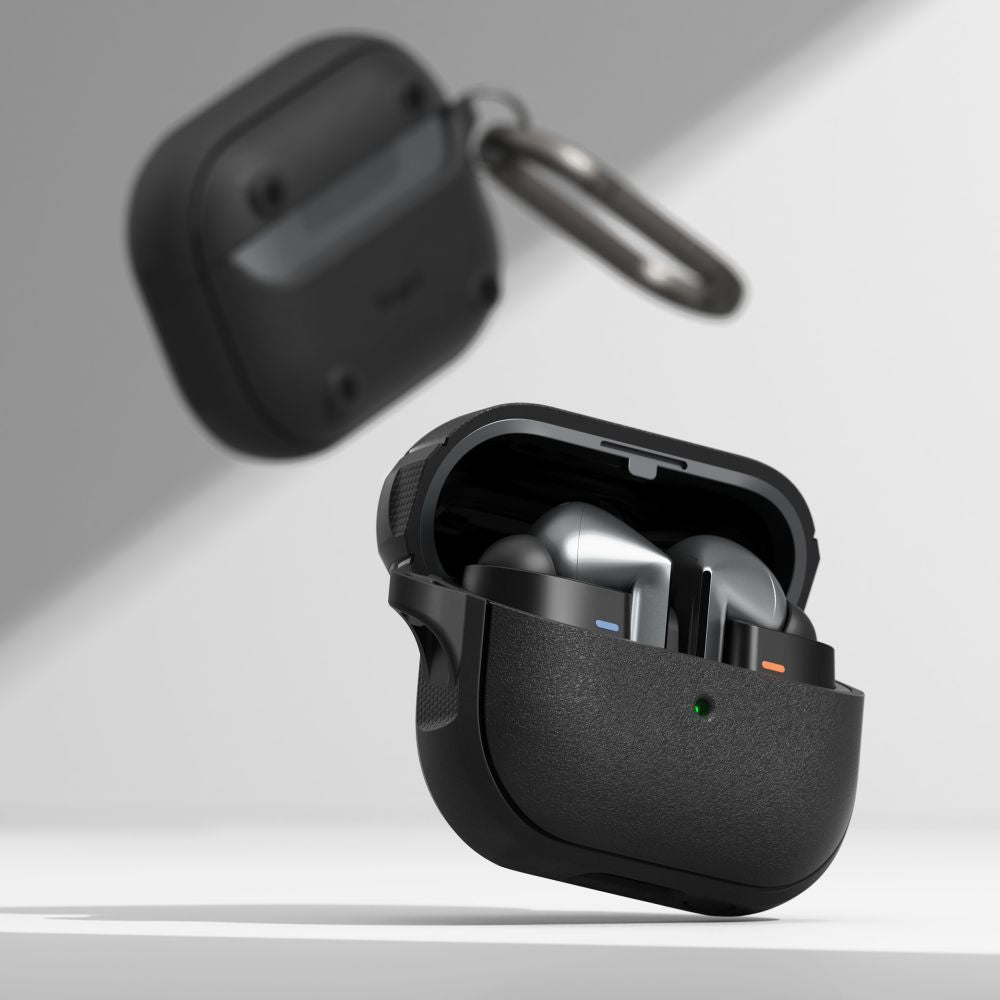 PUZDRO NA  SAMSUNG GALAXY BUDS 3 / 3 PRO RINGKE ONYX MAGNETIC MAGSAFE BLACK