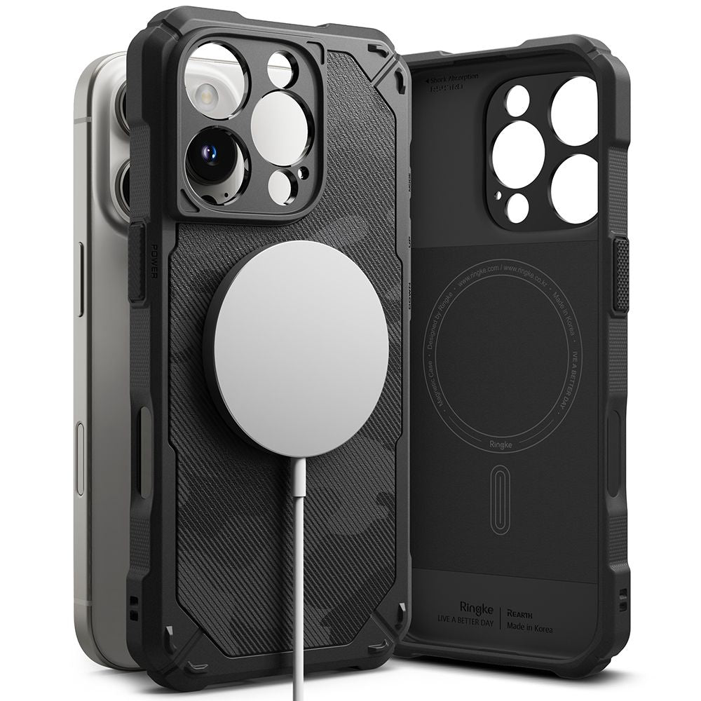 KRYT RINGKE RUGGED GEAR MAGNETIC MAGSAFE IPHONE 16 PRO MAX CAMO BLACK