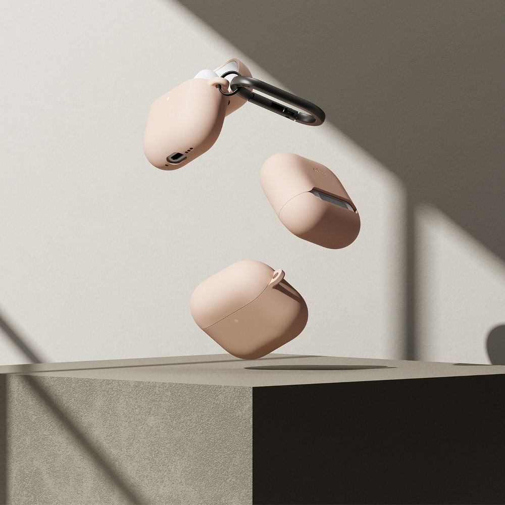  RINGKE SILIKON APPLE AIRPODS 4 ROZA PJEŠČANA