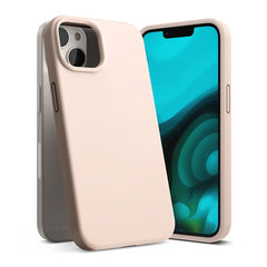 KRYT RINGKE SILICONE IPHONE 14 PLUS PINK SAND