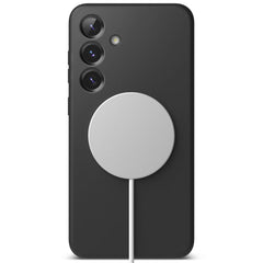  RINGKE SILIKONSKA MAGNETSKA MAGSAFE GALAXY S25 CRNA