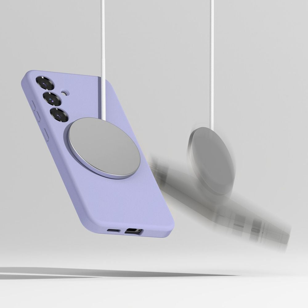  RINGKE SILIKONSKA MAGNETSKA MAGSAFE GALAXY S25 LAVANDA