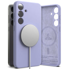  RINGKE SILIKONSKA MAGNETSKA MAGSAFE GALAXY S25 LAVANDA