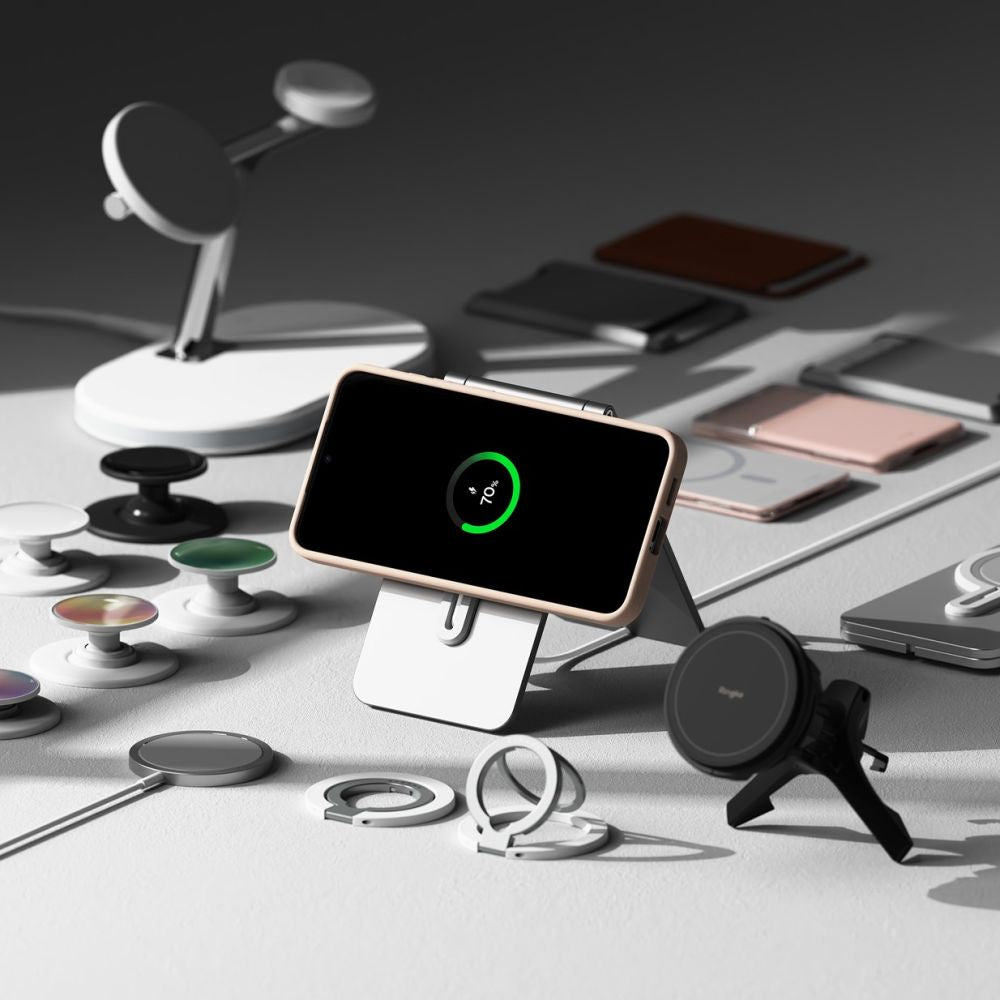  RINGKE SILIKONSKA MAGNETSKA MAGSAFE GALAXY S25 ROZA PJEŠČANA