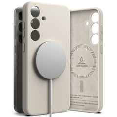 KRYT RINGKE SILICONE MAGNETIC MAGSAFE GALAXY S25+ PLUS STONE