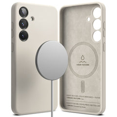 KRYT RINGKE SILICONE MAGNETIC MAGSAFE GALAXY S25+ PLUS STONE