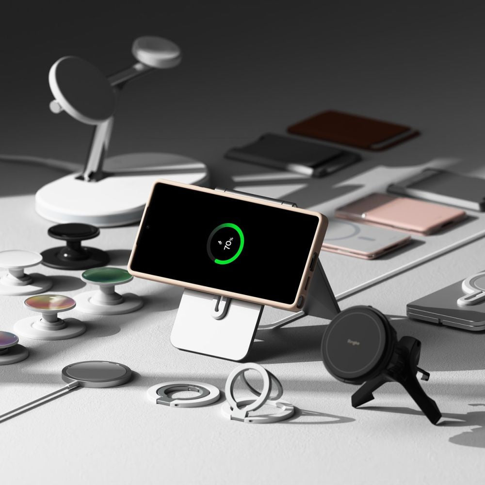  RINGKE SILIKONSKA MAGNETSKA MAGSAFE GALAXY S25 ULTRA ROZA PJEŠČANA