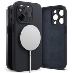 KRYT RINGKE SILICONE MAGNETIC MAGSAFE IPHONE 15 PRO DEEP BLUE