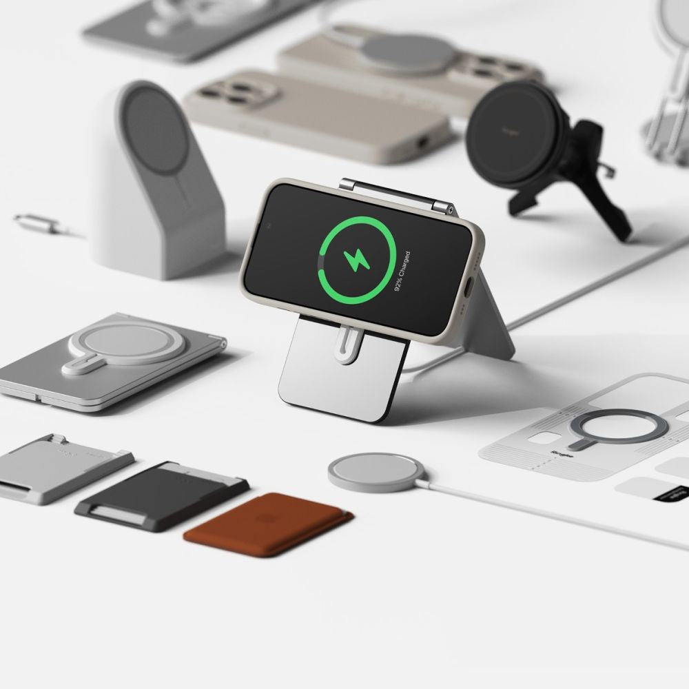 KRYT RINGKE SILICONE MAGNETIC MAGSAFE IPHONE 15 PRO MAX STONE