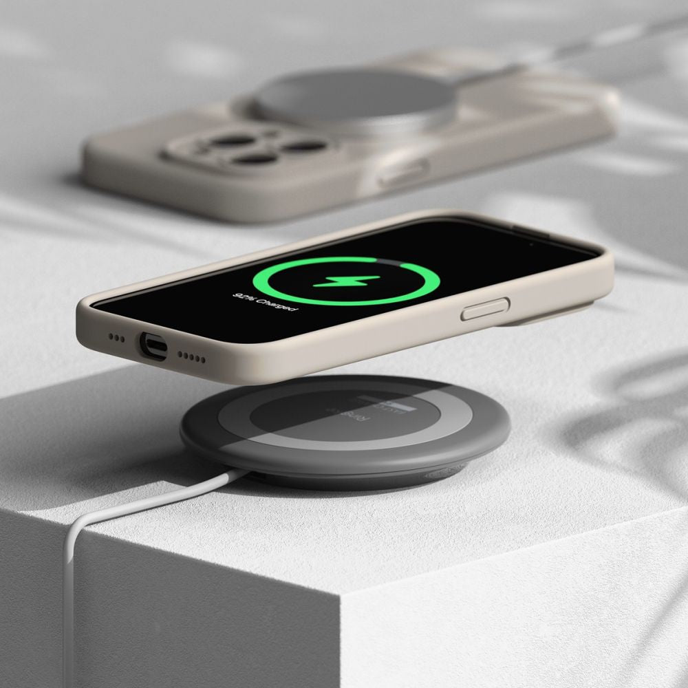 KRYT RINGKE SILICONE MAGNETIC MAGSAFE IPHONE 15 PRO MAX STONE