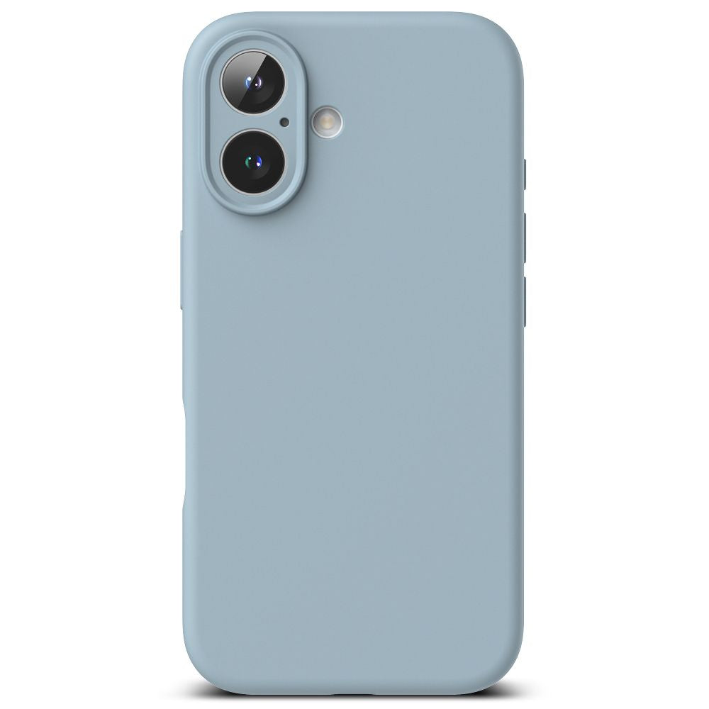 KRYT NA IPHONE 16 RINGKE SILICONE MAGNETIC MAGSAFE BLUE