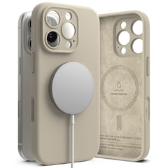 KRYT NA  IPHONE 16 PRO MAX RINGKE SILICONE MAGNETIC MAGSAFE STONE