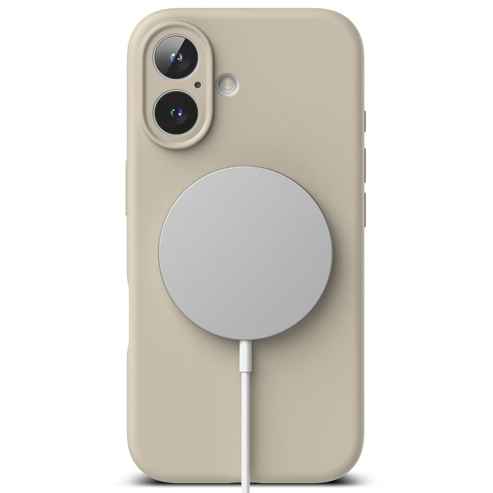 KRYT NA IPHONE 16 RINGKE SILICONE MAGNETIC MAGSAFE STONE