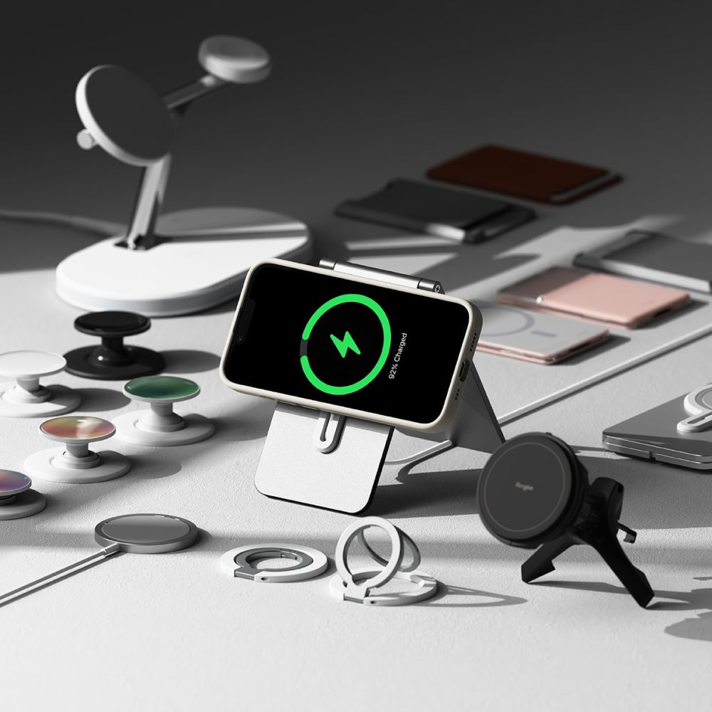 KRYT RINGKE SILICONE MAGNETIC MAGSAFE IPHONE 16E STONE