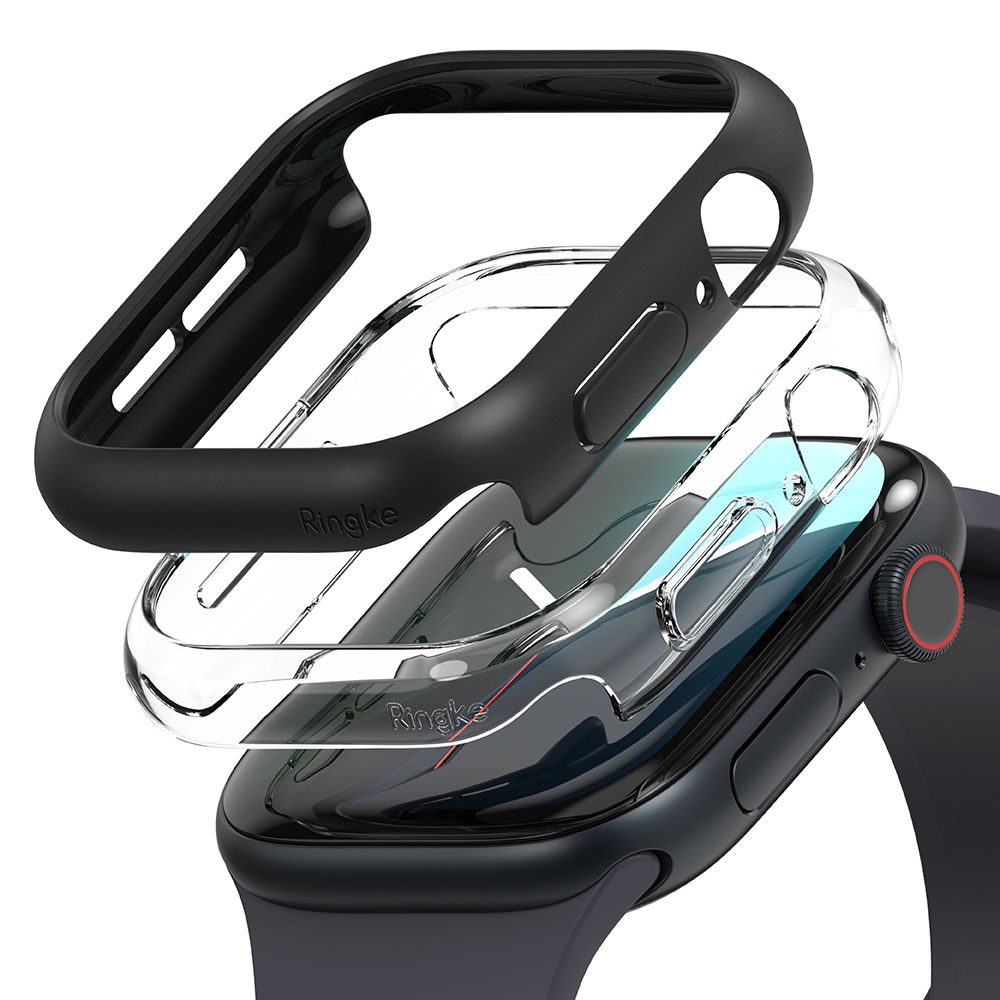  RINGKE SLIM 2-PACK APPLE WATCH 10 (42 MM) PROZIRNA & MAT TE BLACK