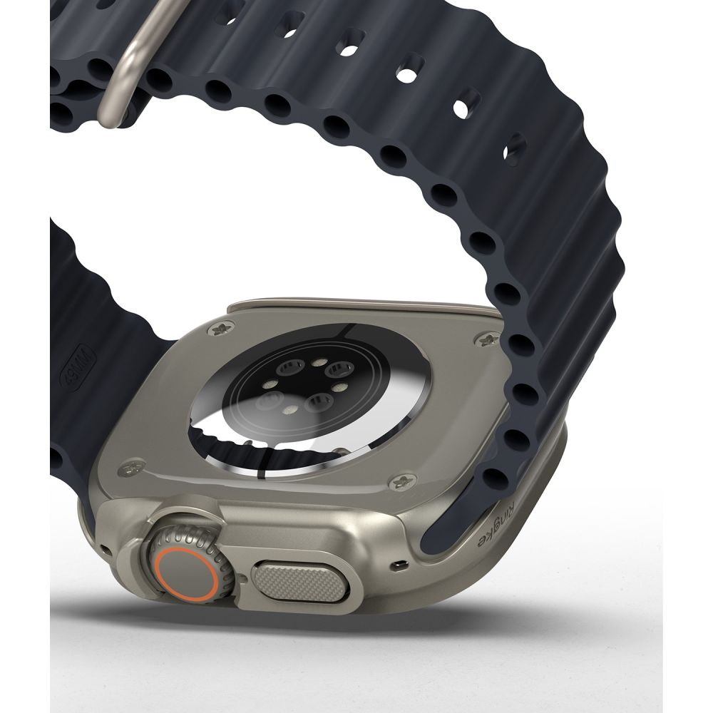 2X OCHRANNÉ PUZDRO NA APPLE WATCH ULTRA 49 MM RINGKE SLIM 2-PACK CLEAR & TITANIUM GREY