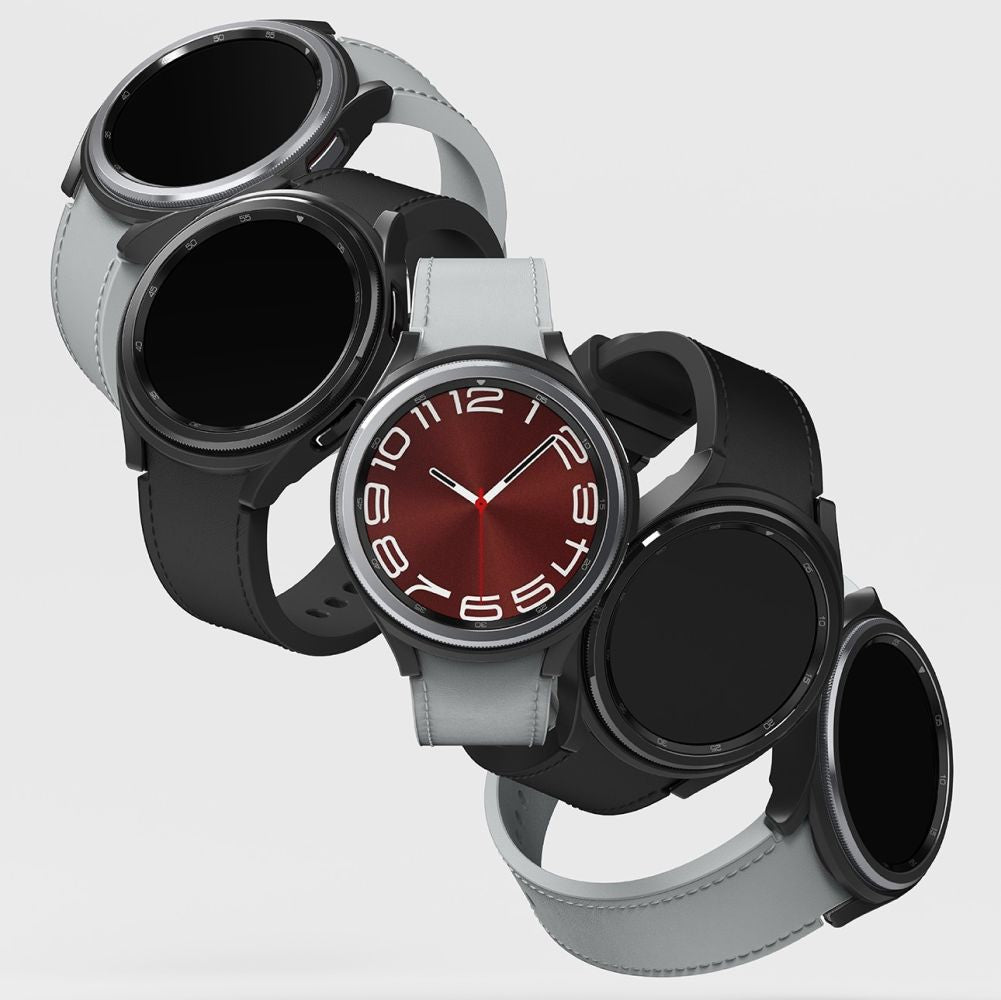 OVITEK RINGKE SLIM 2-PAK GALAXY WATCH 6 CLASSIC (43 MM) PROZOREN & ČRN.