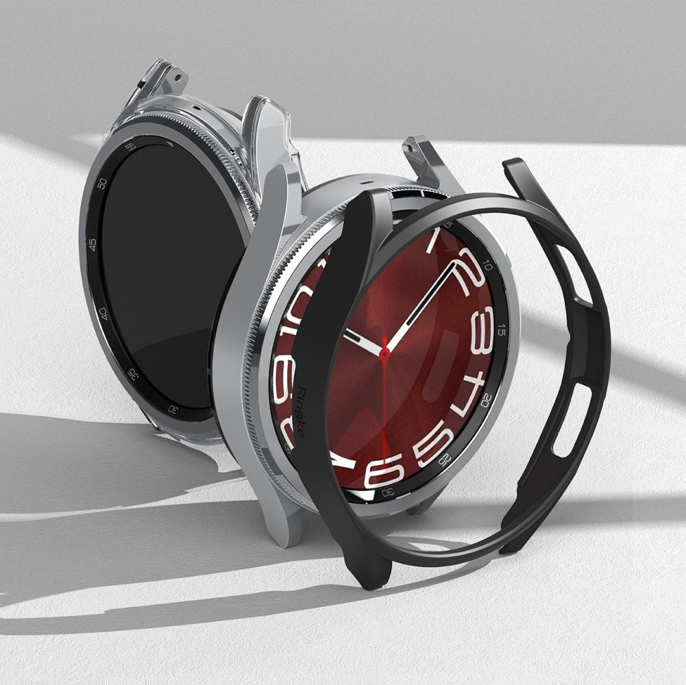OVITEK RINGKE SLIM 2-PAK GALAXY WATCH 6 CLASSIC (43 MM) PROZOREN & ČRN.