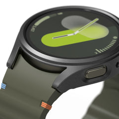 OCHRANNÉ PUZDRO S TVRDENÝM SKLOM NA SAMSUNG GALAXY WATCH 7 ( 44 MM ) RINGKE SLIM & TEMPERED GLASS TITANIUM BLACK