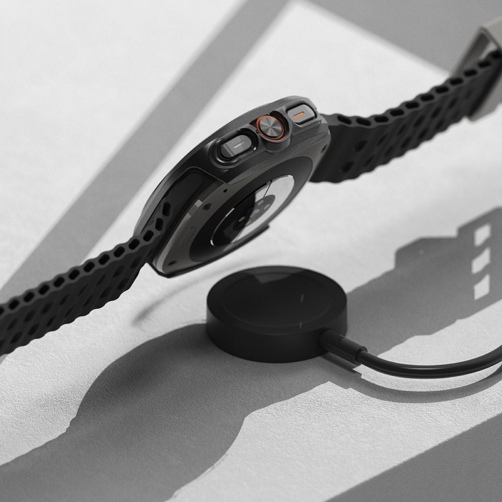 ZAŠTITNA  S OJAČANIM STAKLOM ZA SAMSUNG GALAXY WATCH ULTRA (47 MM) RINGKE SLIM & OJAČANO STAKLO TITAN CRNO