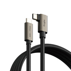 RINGKE USB 3.2 GEN 2X2 TYPE-C 90 STUPNJEVA KABEL PD240W 100CM CRNA