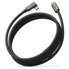 RINGKE USB 3.2 GEN 2X2 TYPE-C 90 STUPNJEVA KABEL PD240W 200CM CRNA 