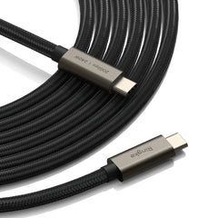 RINGKE KABEL USB 3.2 GEN 2X2 TYPE-C KABEL PD240W 100CM CRNA