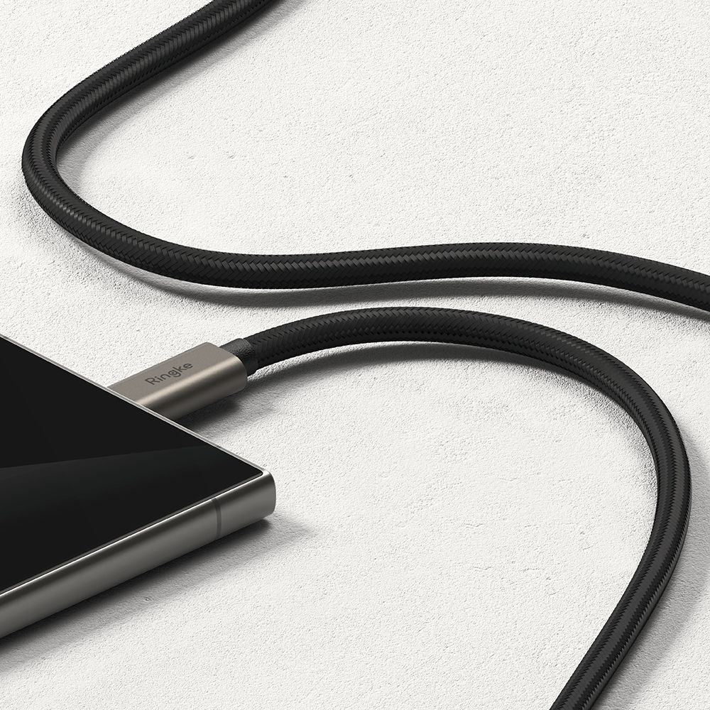RINGKE KABEL USB 3.2 GEN 2X2 TYPE-C KABEL PD240W 100CM CRNA