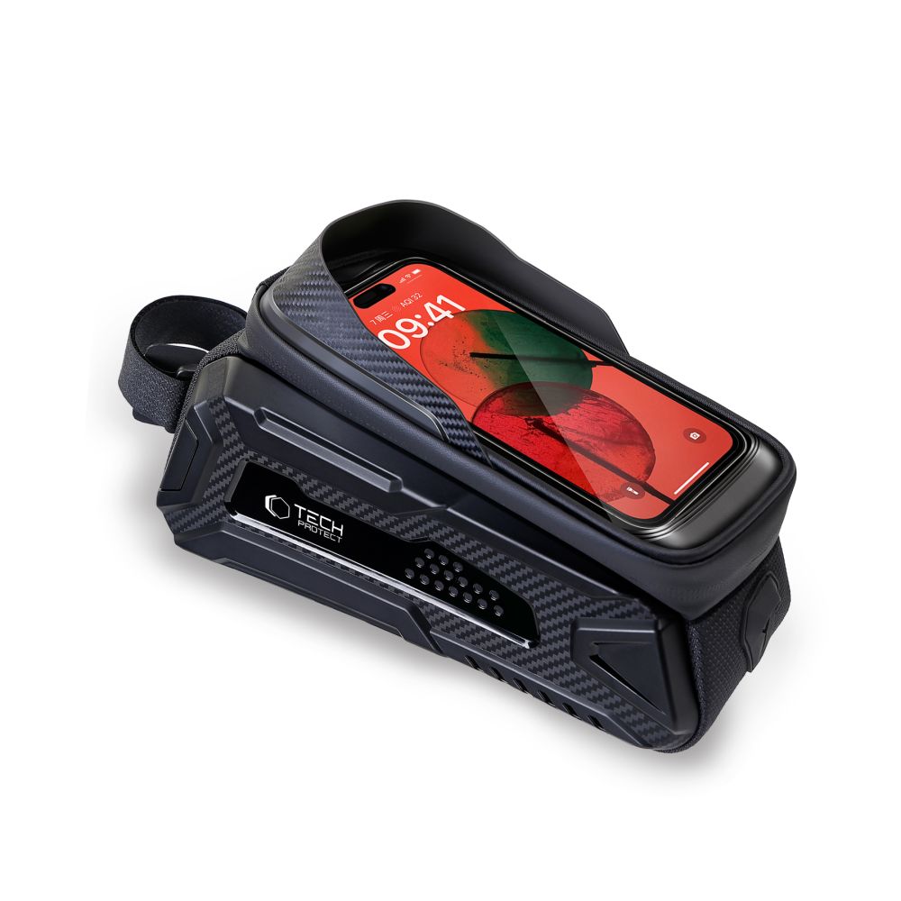 UNIVERZÁLNA TAŠKA NA BICYKEL S DRŽIAKOM NA TELEFÓN SAKWA TECH-PROTECT V2 UNIVERSAL BIKE MOUNT ”L” BLACK