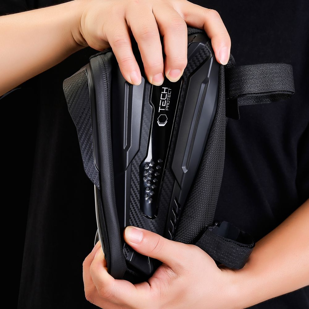 UNIVERZÁLNA TAŠKA NA BICYKEL S DRŽIAKOM NA TELEFÓN SAKWA TECH-PROTECT V2 UNIVERSAL BIKE MOUNT ”L” BLACK