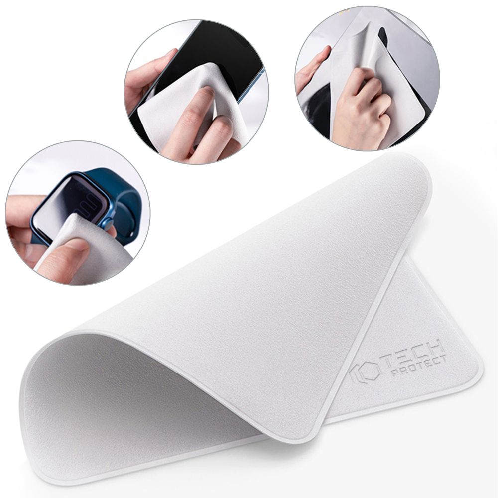 HANDRIČKA NA OBRAZOVKU TECH-PROTECT POLISHING CLOTH 2-PACK GREY