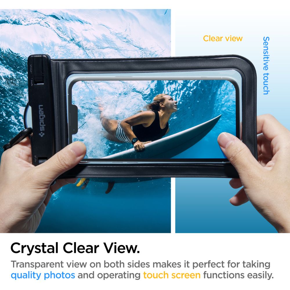 VODONEPROPUSNA  SPIGEN A601 UNIVERZALNA VODONEPROPUSNA  2-PACK CRNA