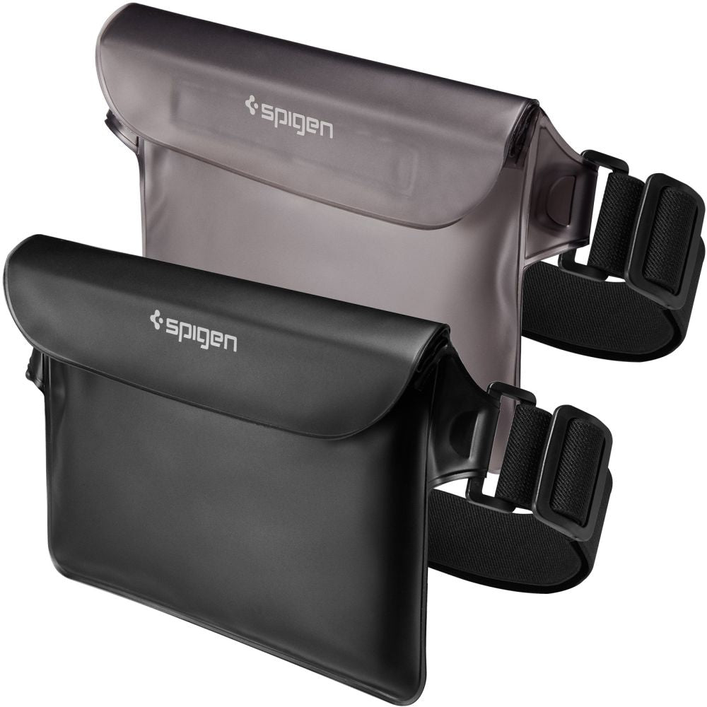 VODEODOLNÉ PUZDRO  SPIGEN A620 UNIVERSAL WATERPROOF WAIST BAG 2-PACK BLACK