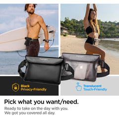VODOTESNÉ PUZDRO SPIGEN A620 UNIVERSAL WATERPROOF WAIST BAG BLACK