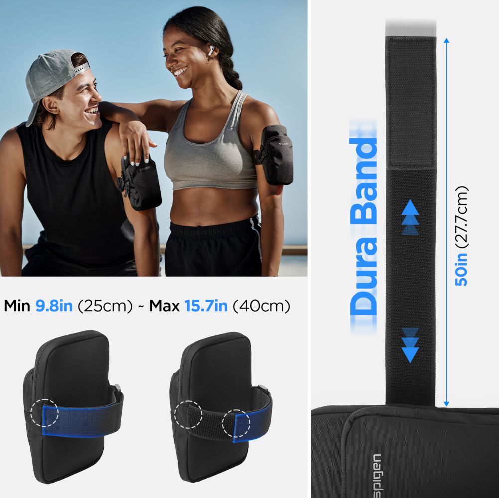 SPORTSKA  ZA RAME SPIGEN A702 DYNAMIC SHIELD ARMBAND CRNA