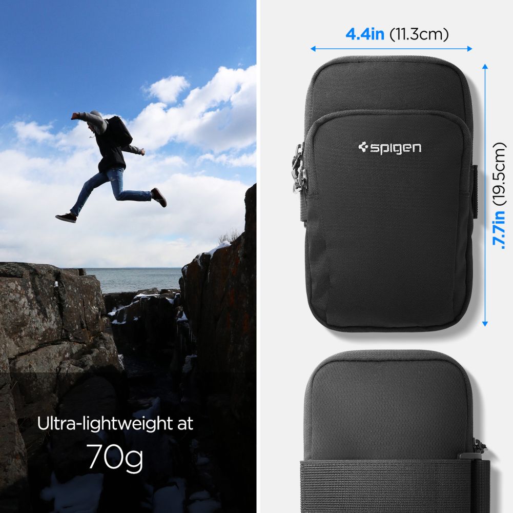 SPORTSKA  ZA RAME SPIGEN A702 DYNAMIC SHIELD ARMBAND CRNA