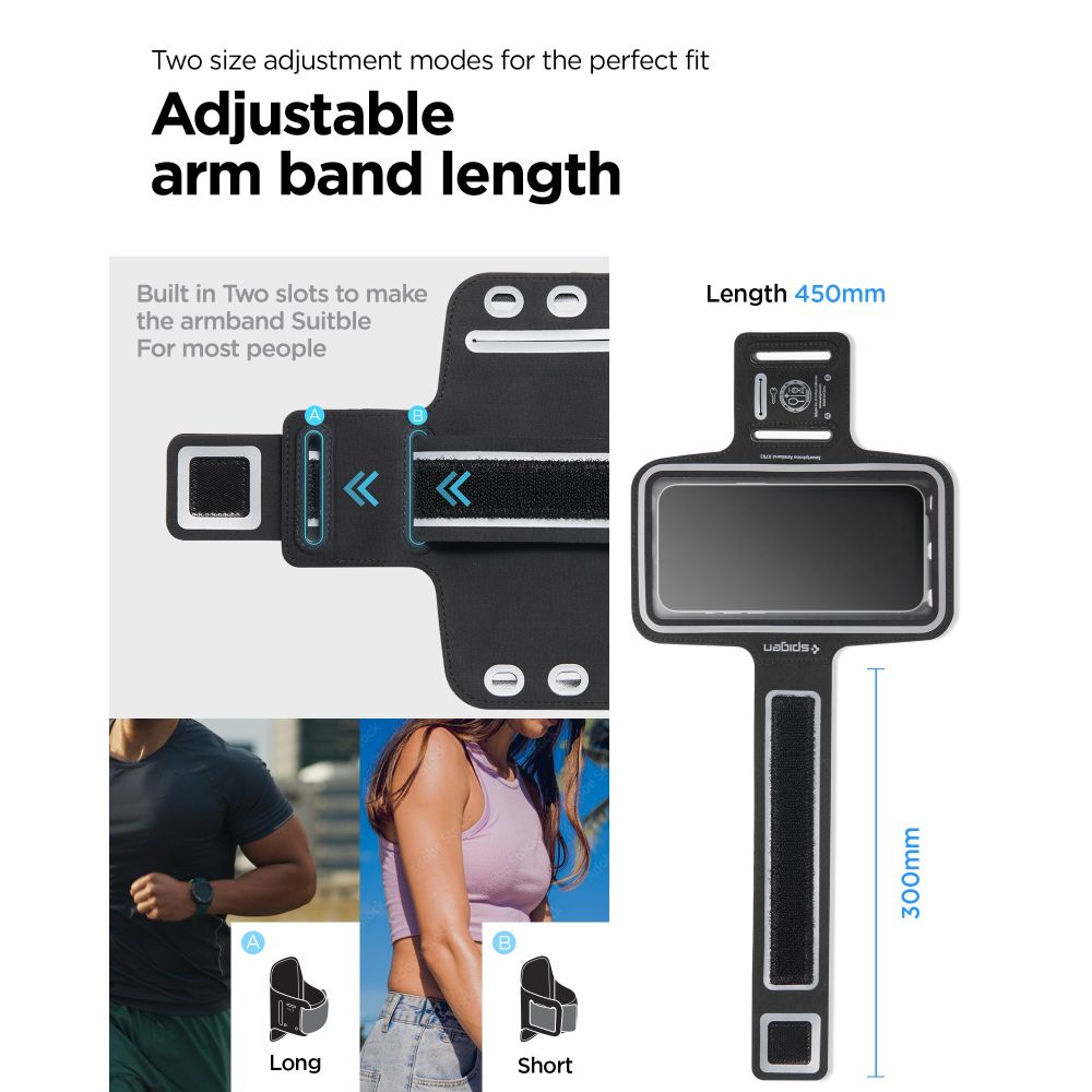 SPORTSKA  ZA RAME SPIGEN A703 DYNAMIC SHIELD ARMBAND CRNA
