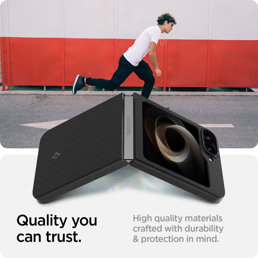 KRYT SPIGEN AIRSKIN GALAXY Z FLIP 6 ARAMID BLACK