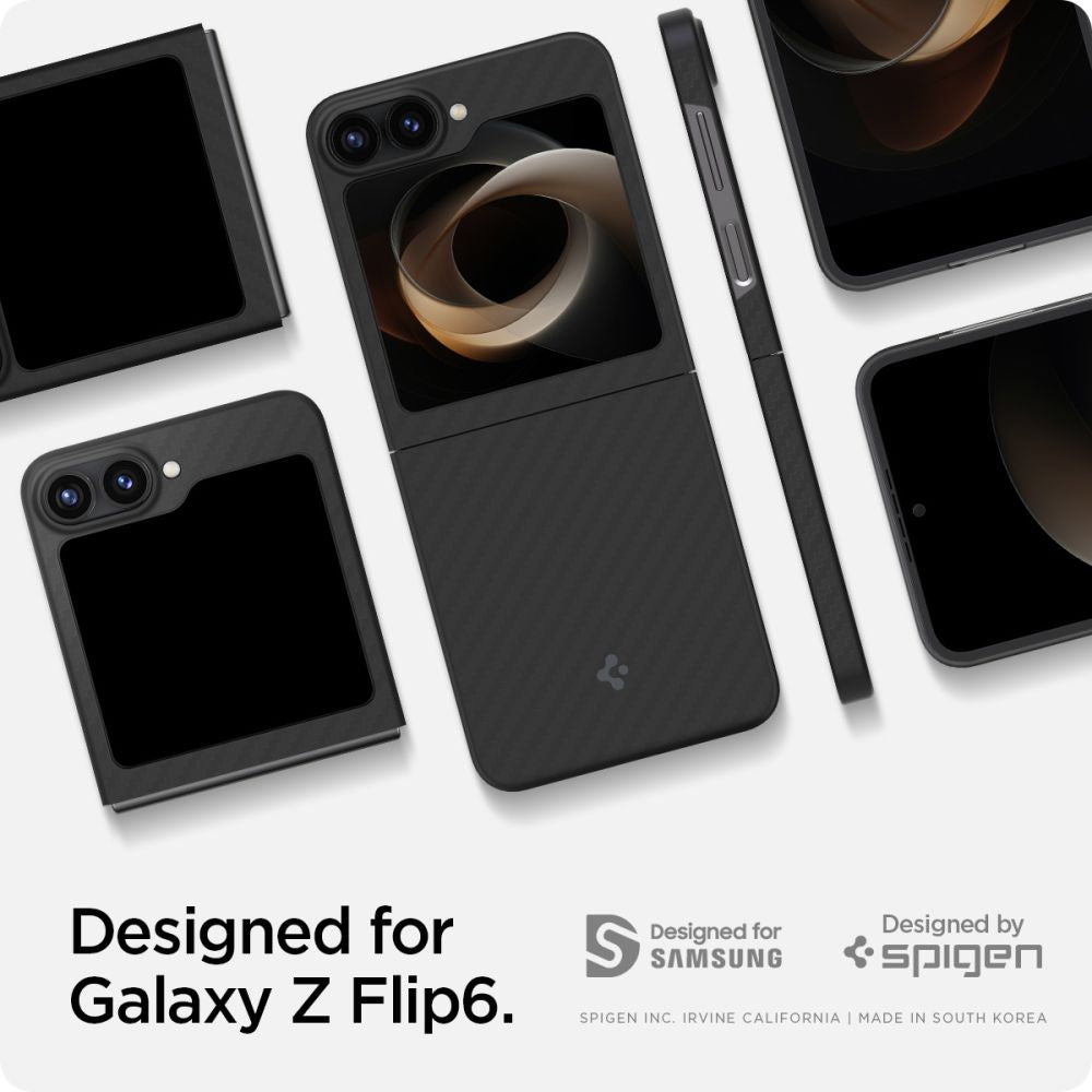 KRYT SPIGEN AIRSKIN GALAXY Z FLIP 6 ARAMID BLACK