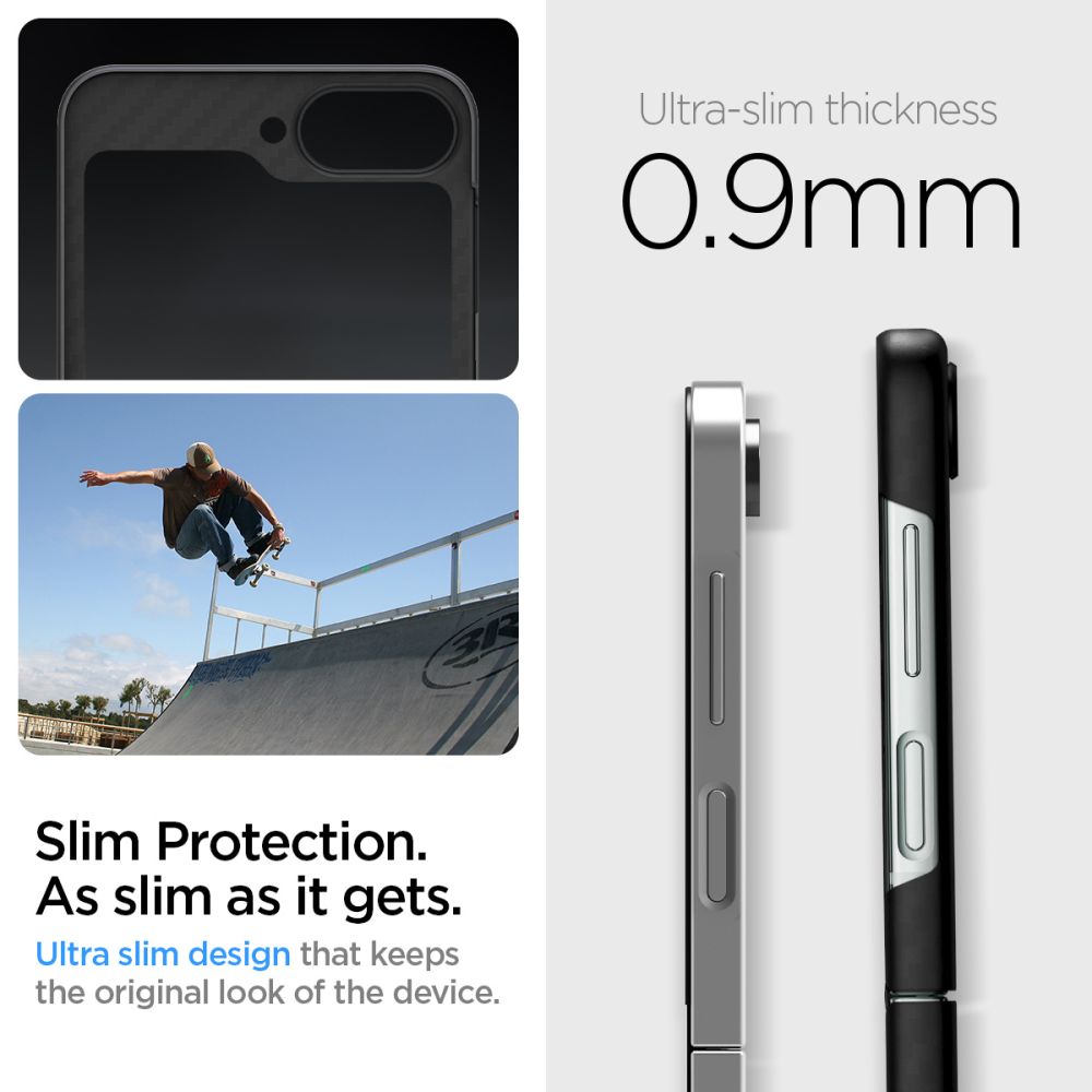 KRYT SPIGEN AIRSKIN GALAXY Z FLIP 6 ARAMID BLACK