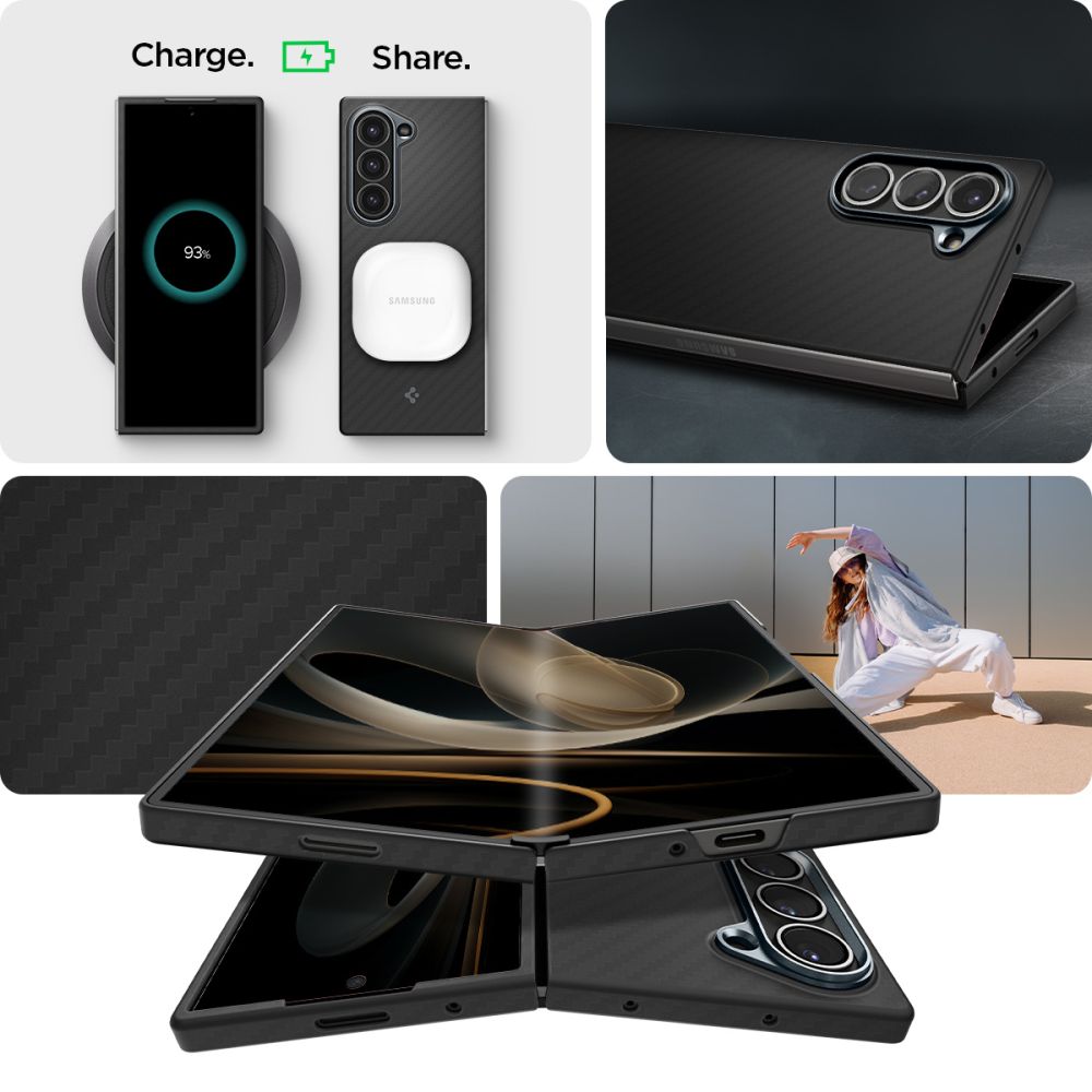 KRYT SPIGEN AIRSKIN GALAXY Z FOLD 6 ARAMID BLACK