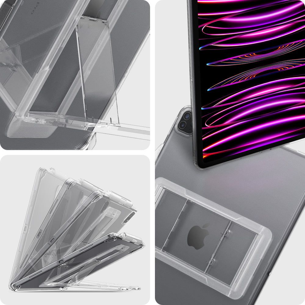 KRYT SPIGEN AIRSKIN HYBRID ”S” IPAD PRO 12.9 4 / 5 / 6 / 2020-2022 CRYSTAL CLEAR