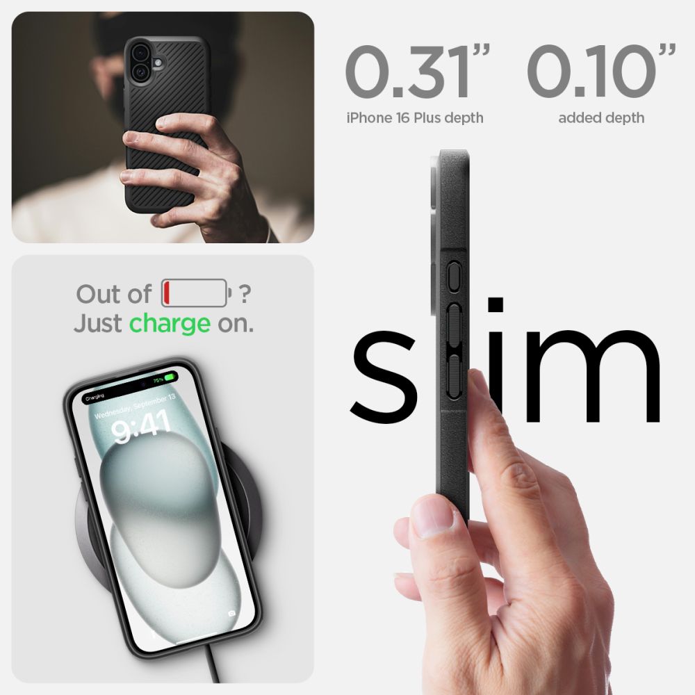  SPIGEN CORE ARMOR IPHONE 16 MATTE BLACK