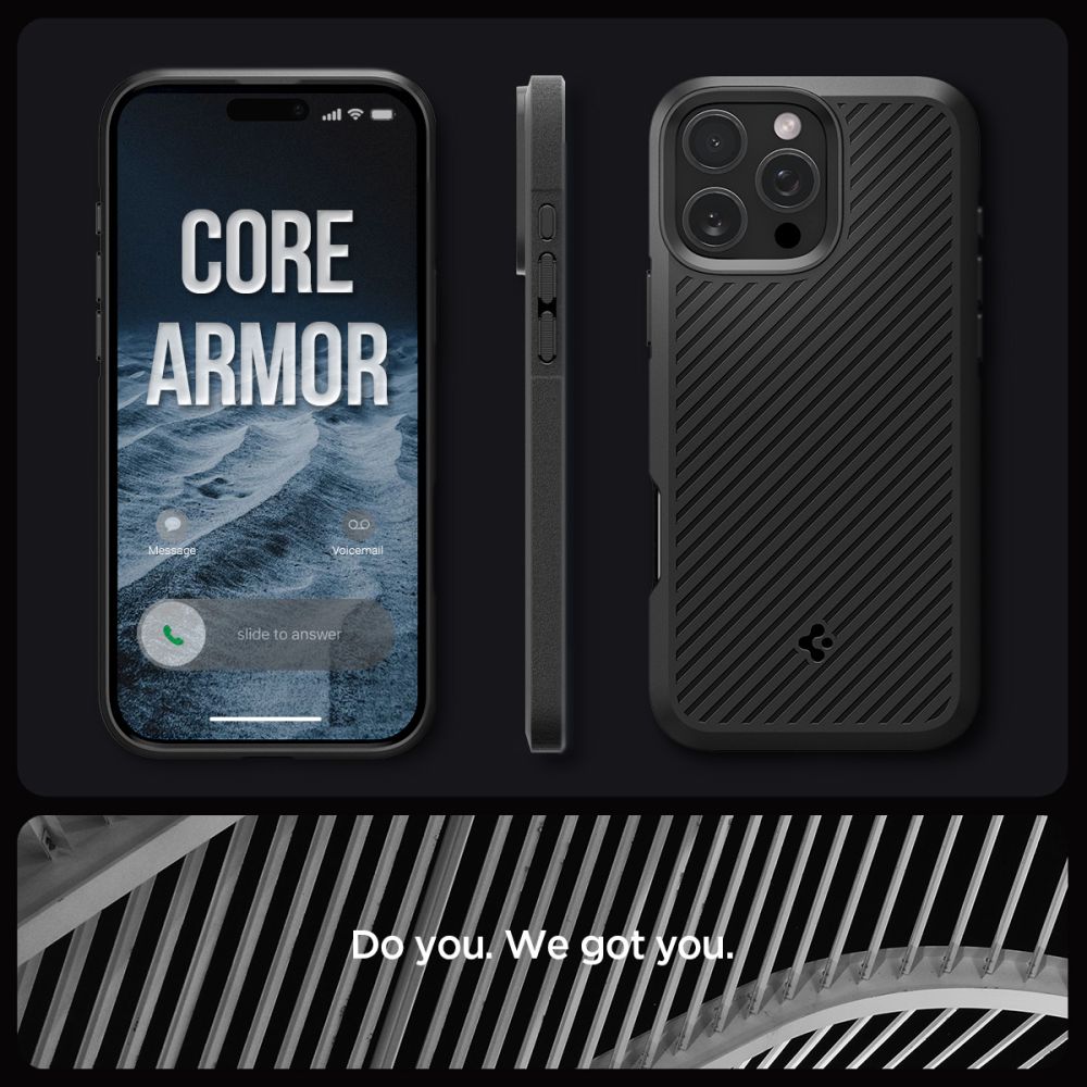 KRYT SPIGEN CORE ARMOR IPHONE 16 PRO MATTE BLACK