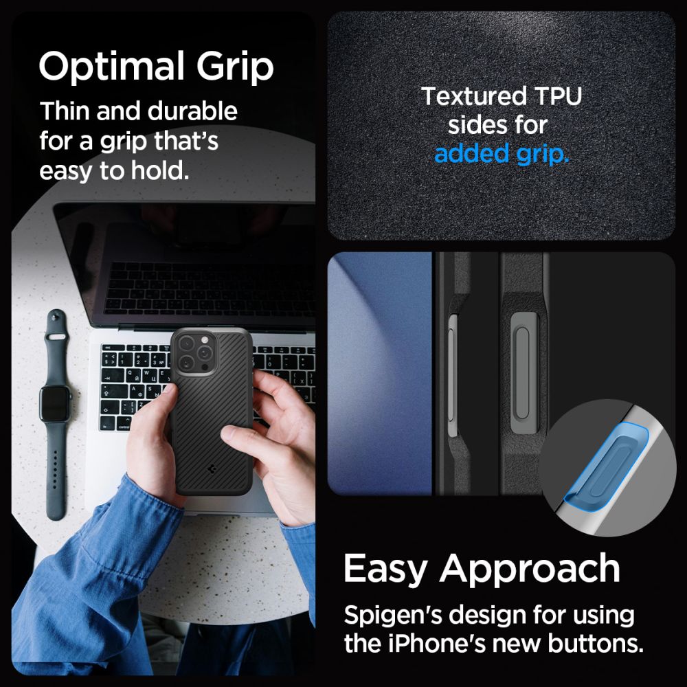 KRYT SPIGEN CORE ARMOR IPHONE 16 PRO MATTE BLACK