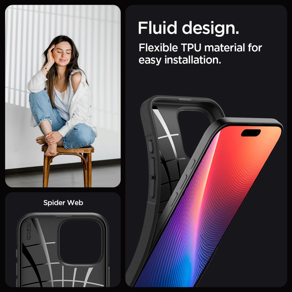 KRYT SPIGEN CORE ARMOR IPHONE 16 PRO MATTE BLACK