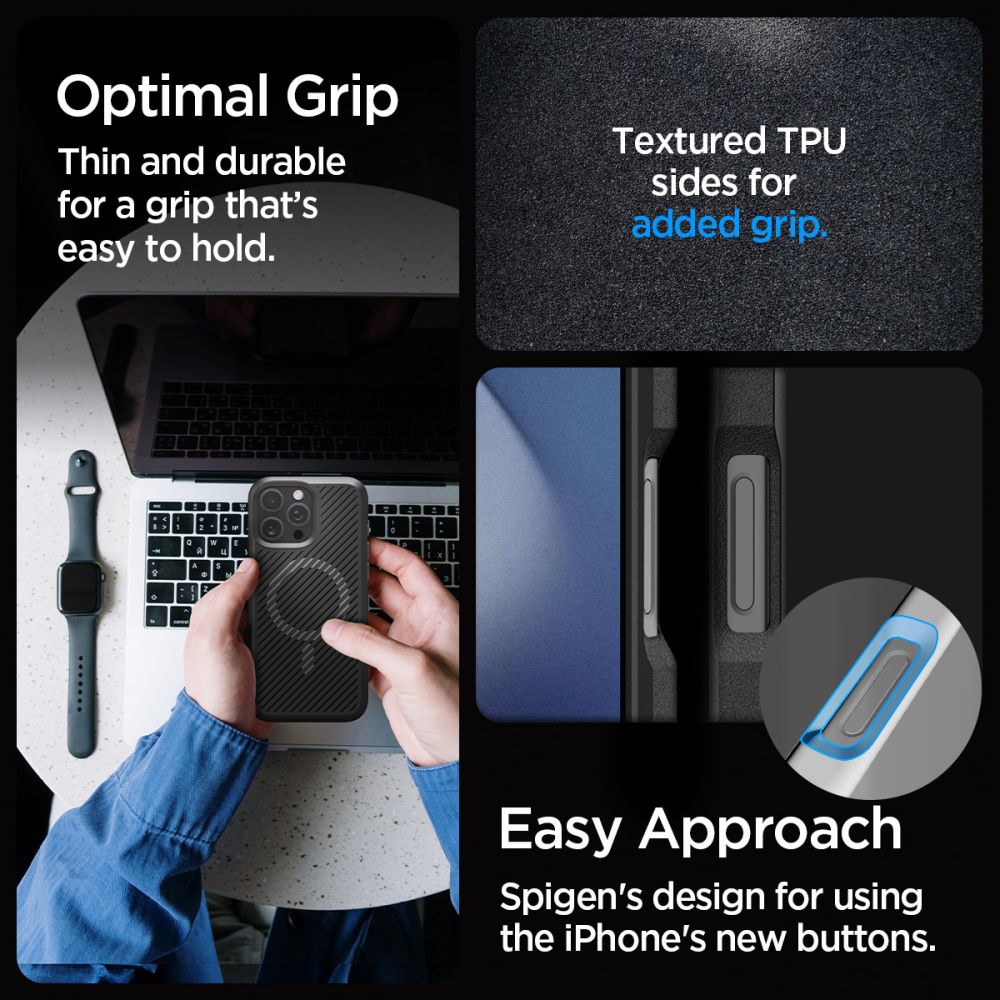KRYT SPIGEN CORE ARMOR MAG MAGSAFE IPHONE 16 PRO MATTE BLACK